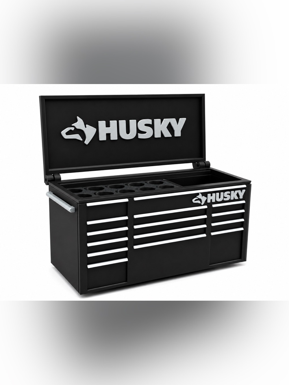 Husky Mini Toolbox Pen And Trinket Holder Desk Top Organizer